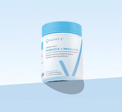 Happy V Vaginal Probiotics Formulated for Women – 60 Vegan Capsules