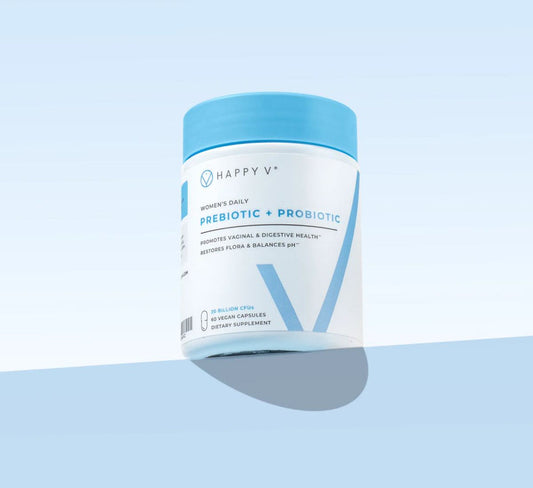 Happy V Vaginal Probiotics Formulated for Women – 60 Vegan Capsules