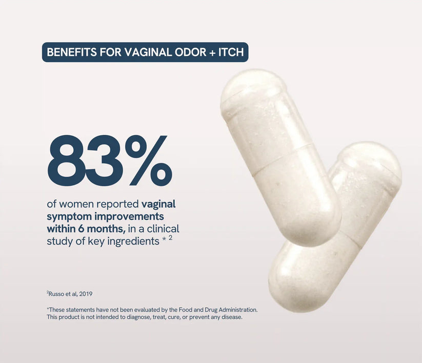 Happy V Vaginal Probiotics Formulated for Women – 60 Vegan Capsules