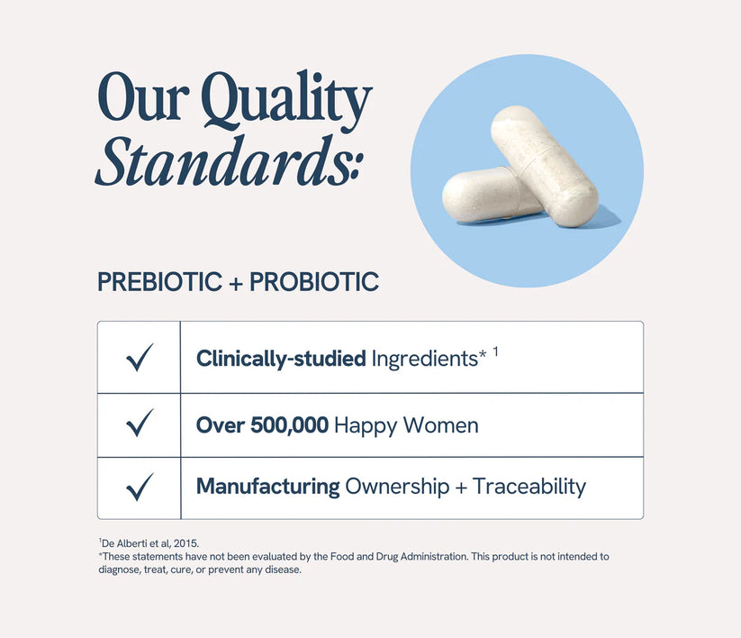 Happy V Vaginal Probiotics Formulated for Women – 60 Vegan Capsules